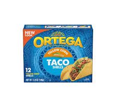 MW- Yellow Corn Hard Taco Shells Ortega 140g