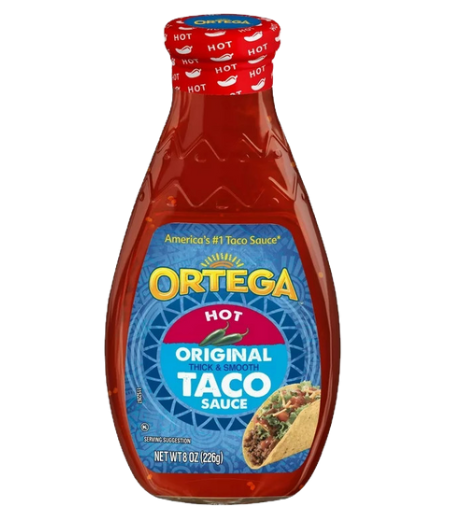 SS- Taco Sauce Hot Ortega 226g T6