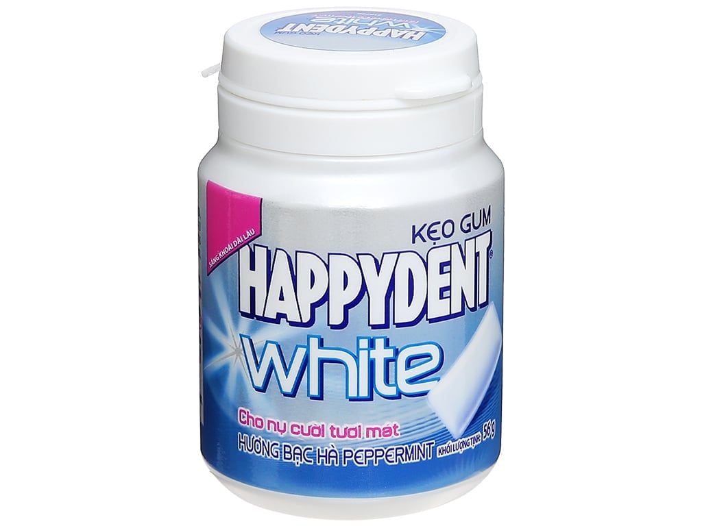 SN.CD- Peppemint Chewing Gum Happydent White 56g