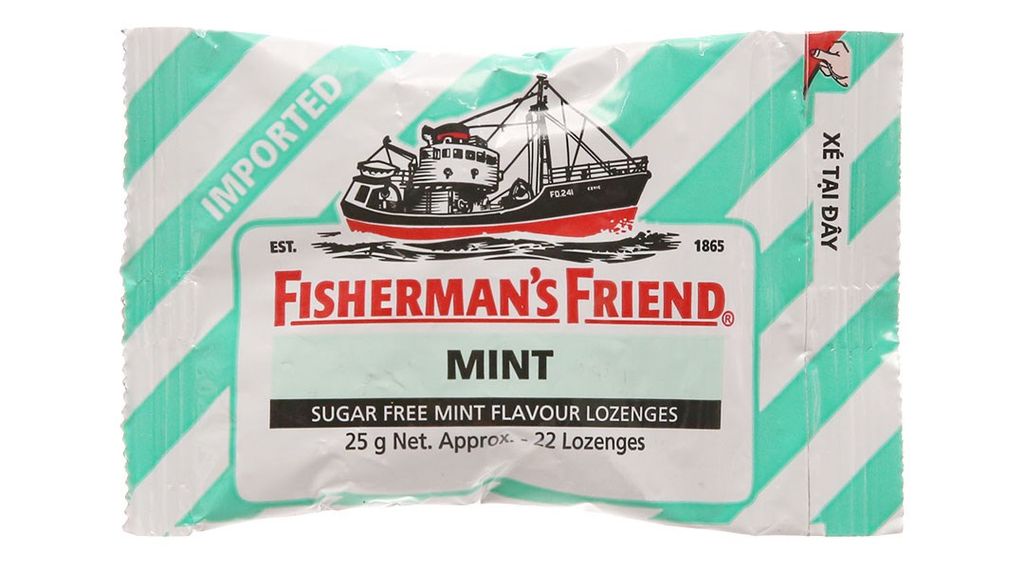 SN.CD- Eucalyptus & Mentol Flavour Lozenges Fisherman's Freind 25g