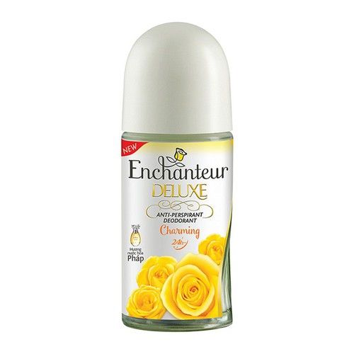 PU.PC- Lăn Khử Mùi Enchanteur Hương Nước Hoa Vàng - Charming Anti-Perspirant Deodorant Enchanteur 50ml ( bottle )