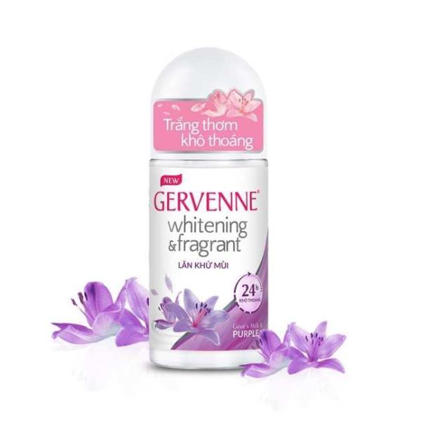 PU.PC- Lăn Khử Mùi - Purple Lily Whitening & Fragrant Gervenne 50ml ( bottle )