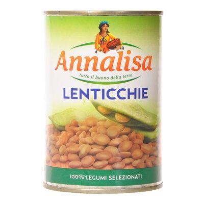 VET- Đậu lăng Annalisa 400g - Lenticchie ( tin )