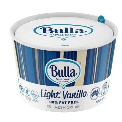 IC- Light Vanilla Ice Cream Bulla 100g ( Box ) - only sale in Nha Trang