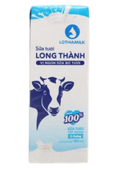 DA.M.F- Less Sugar UHT Fresh Milk Long Thành 180ml