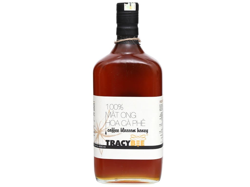 H- Mật ong hoa cà phê Tracy Bee 600g - Natural Coffee Blossom Honey ( bottle )