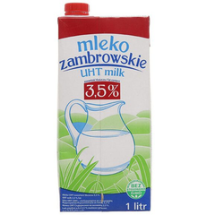 DA.M.F- Full Cream Pure Milk Mleko Zambrowskie 3.5% 1L