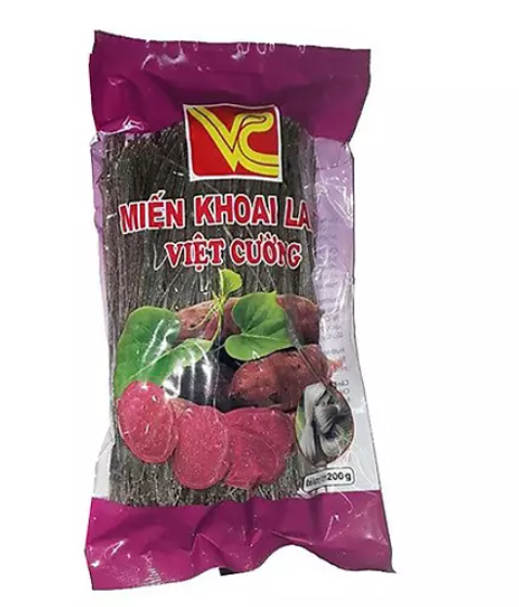 GR.NO- Miến khoai lang Việt Cường - Sweet Potato Rice Noodle Việt Cường 200g ( pack )