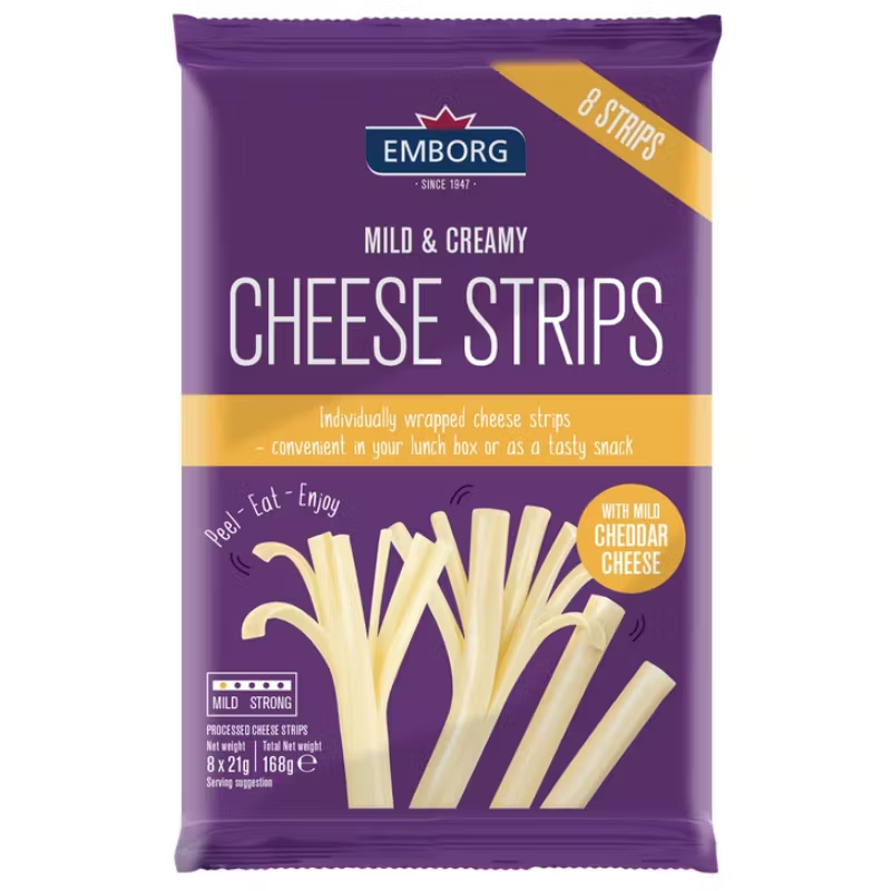 DA.C- Cheese Strips Emborg 168g T9