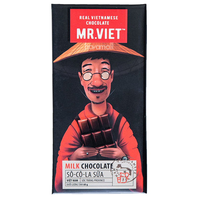 CH- Socola sữa - Milk Chocolate Mr.Viet 60g (Box)