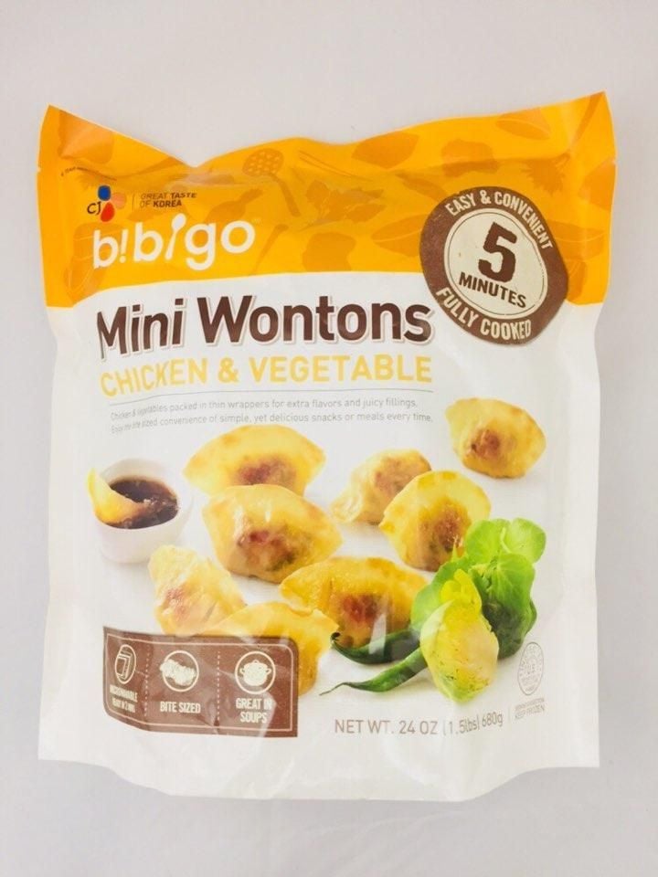 MD- Hoành Thánh Mini Bibigo 370g - Mini Wontons Dumpling Bibigo 370g (Pack)