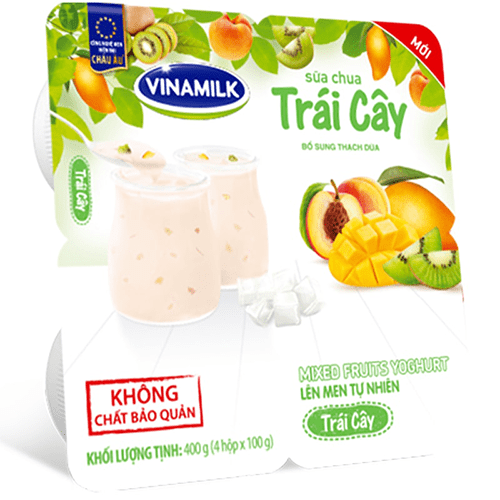 DY- Mixed Fruits Yogurt Vinamilk 100g ( pcs )