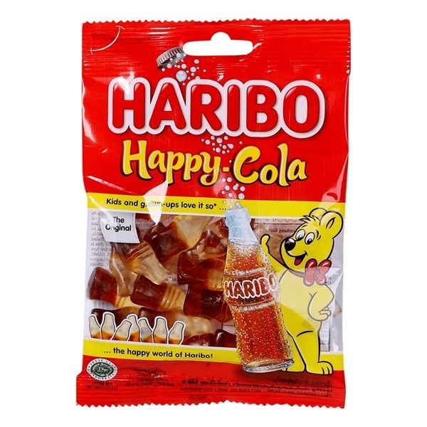 CD- Kẹo dẻo Happy Cola Candy Haribo 80g ( pack )