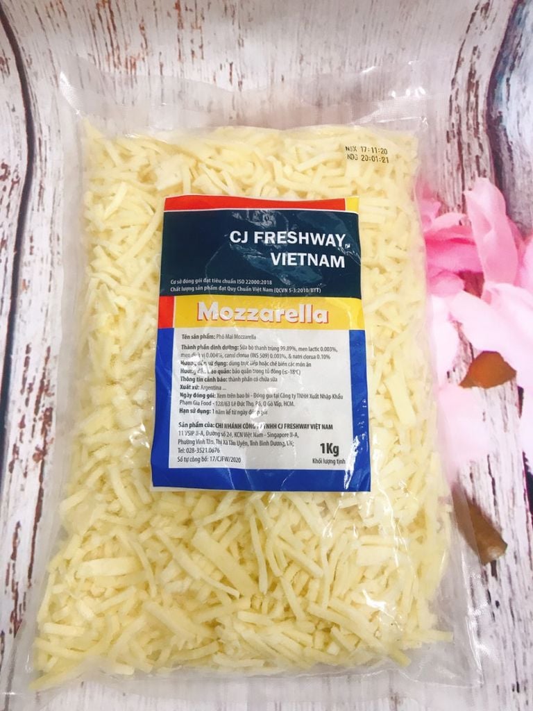 DA.C- Phomai bào Mozzarella CJ Freshway 1kg - Shredded Cheese