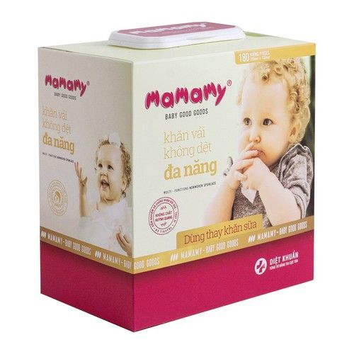 PU-Multi Function Wet Wipe Mamamy 180pcs (box)