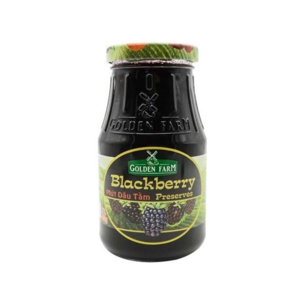 JA- Mứt Dâu Tằm Golden Farm - Blackberry Preserves Jam 450g ( jar )