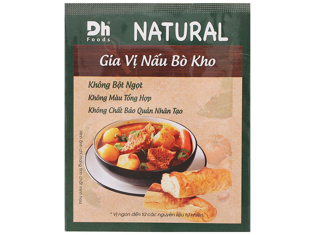 SD- Gia vị bò kho DH Foods 10g - Natural Beef Stew Spice