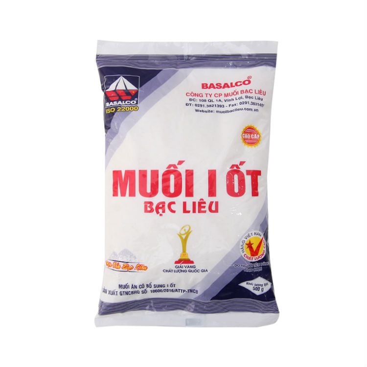 SD- Muối iot 500g - Natural Iodized Salt 500g ( Pack )
