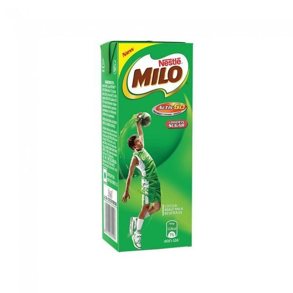 DA.M.N- Sữa mạch nha cacao Milo 180ml - Cocoa malt milk beverage Milo 180ml ( box )