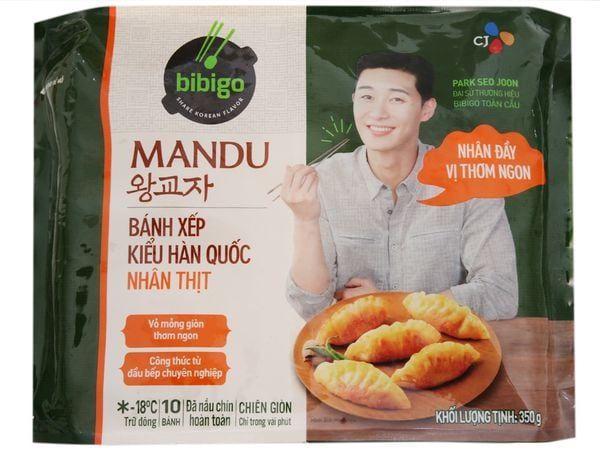 MD- Bánh xếp Hàn Quốc nhân thịt Bibigo 350g - Korean Meat Dumplings Mandu 350g