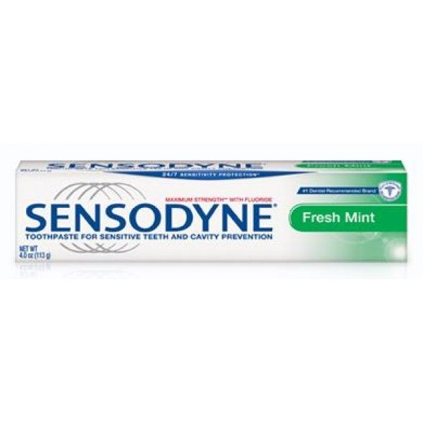 PU.PC- Kem Đánh Răng Sensodyne hương Bạc hà - Sensodyne Fresh Mint Tootpaste 100g ( Box )