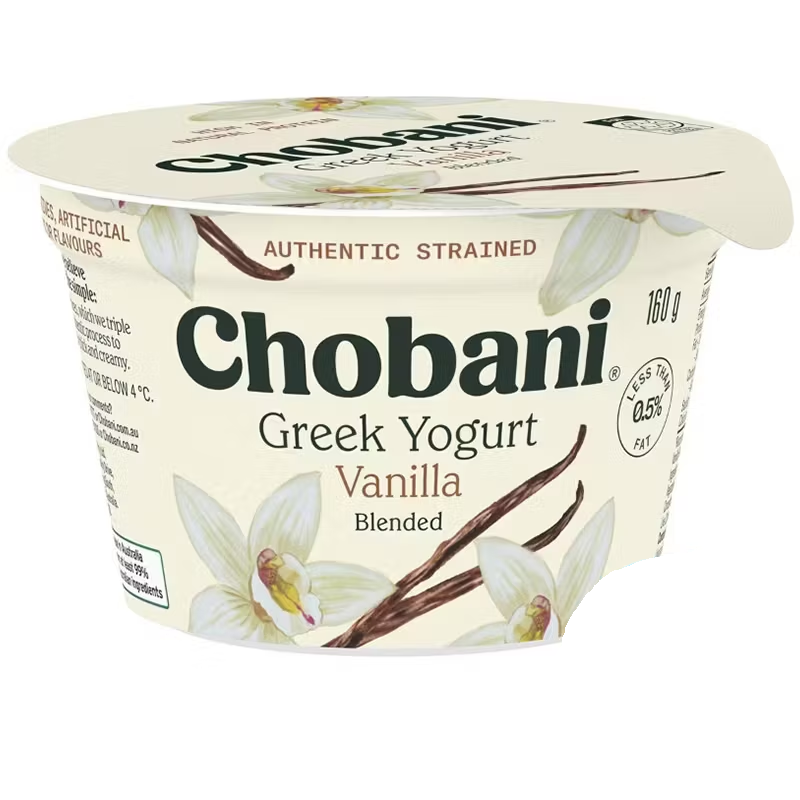 DY- Vanilla Greek Yogurt 0.5% Chobani 160g