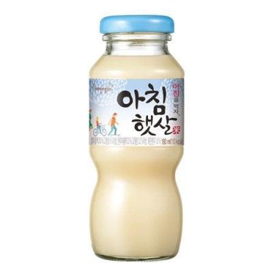 BW.J- Nước Gạo Rang Morning Rice 180ml - Korea Morning Rice Woongjin 180ml ( bottle )