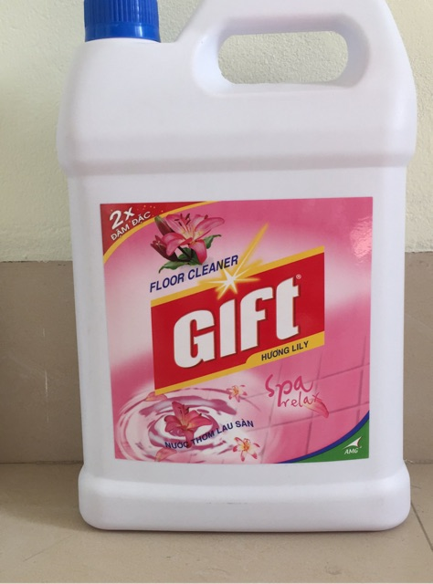 PU.HC- Nước Lau Sàn GIFT - Floor Cleaner Lily Gift 4kg ( bottle )
