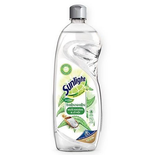 PU.HC- Nước rửa chén Sunlight thiên nhiên - Natural Dishwashing Liquid Sunlight 400g ( bottle )