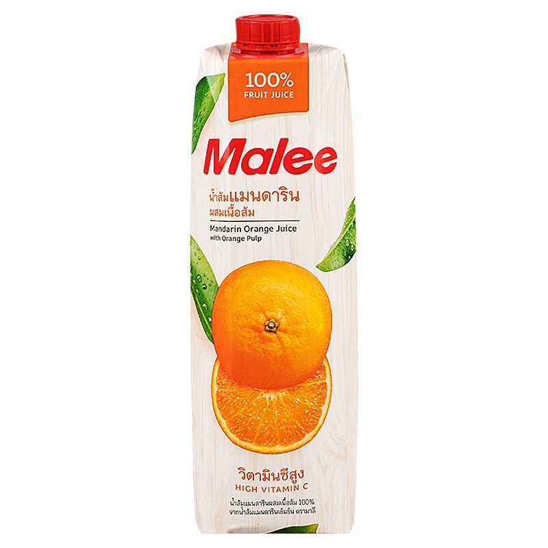 BW.J- Nước ép Quýt - Tangerin Juice Malee 1L ( box )