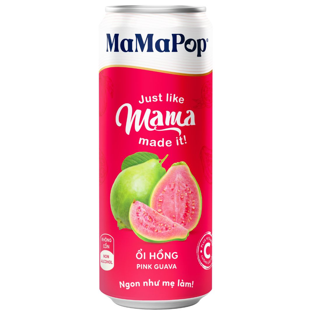 BW.S- Sparkling Pink Guava Mamapop 330ml