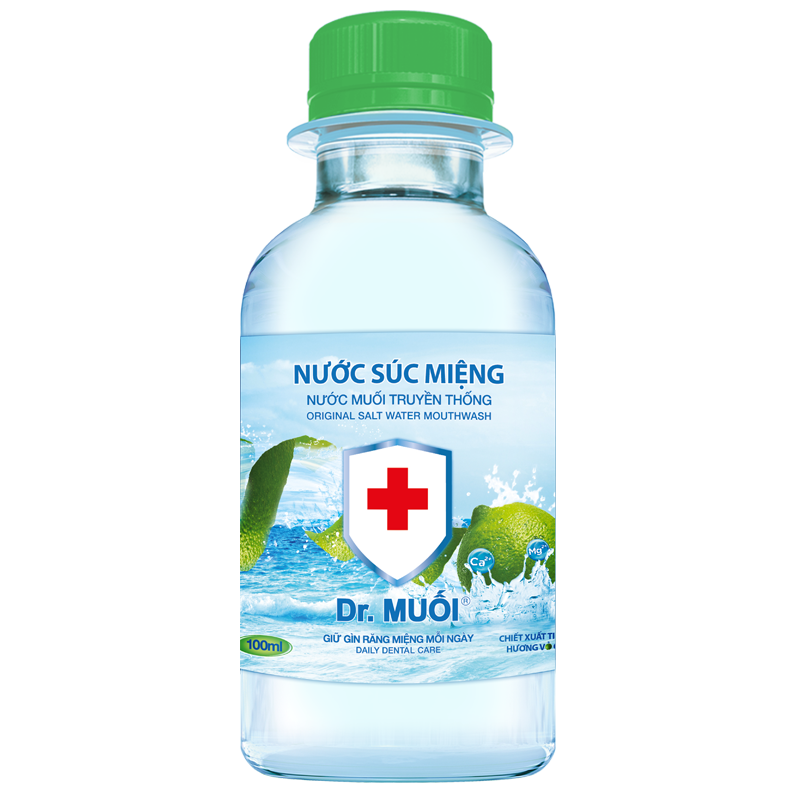 PU.P- Nước súc miệng Dr.Muối - Original Salt Water Mouthwash Dr.Muối 100ml  ( bottle )