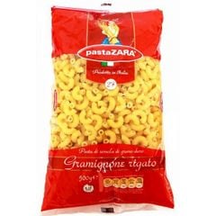 GR.P-Mì Ý. Gramignone Rigato No.27 Pasta Zara 500g