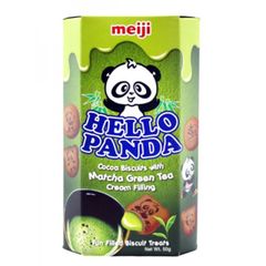 PC.S- Bánh gấu cacao trà xanh Meiji 50g - Cacao Matcha Hello Panda