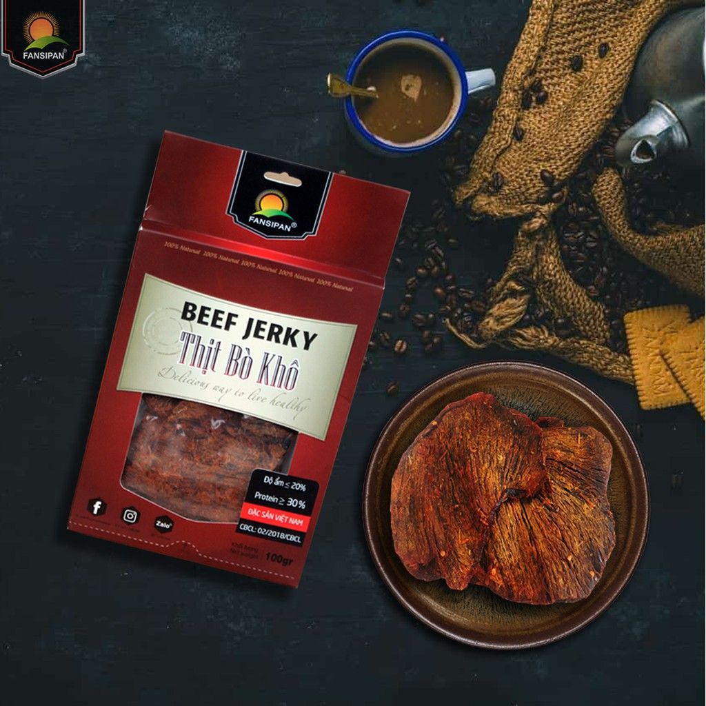 PC.S- Bò khô - Beef Jerky Fansipan 50g