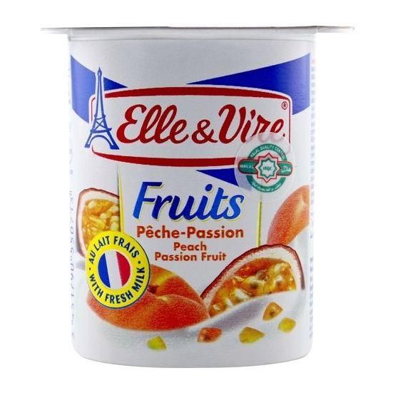 DY- Peach- Passion Yogurt Elle Vire 125g ( Box )