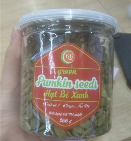 N- Nhân hạt bí Tili 200g - Peeled Pumpkin Seeds ( Jar )