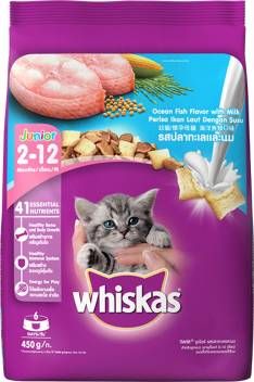 PET-Kitten Ocean Fish Flavour Whiskas 450g (Pack)