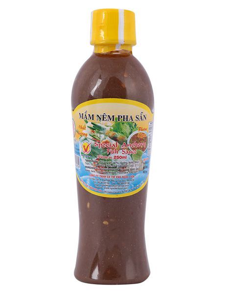 SS- Mắm nêm pha sẵn Ngọc Liên 250ml - Preserved Fish Sauce Ngọc Liên 250ml ( Bottle )