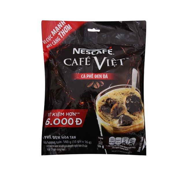 CF- Nescafe Black Viet (35packs x 16g) 560g