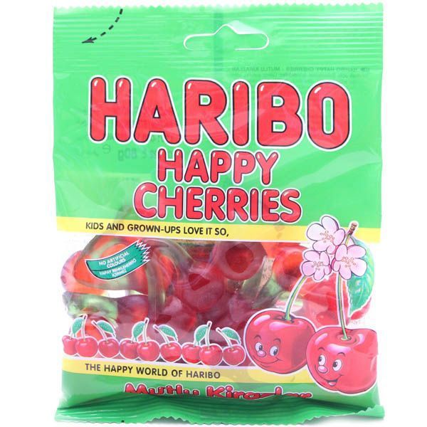 CD- Kẹo dẻo Happy Cherries Candy Haribo 80g ( pack )