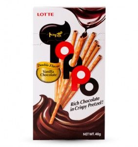 PC.S- Bánh que socola - Rich Chocolate Toppo Lotte 40g ( box )