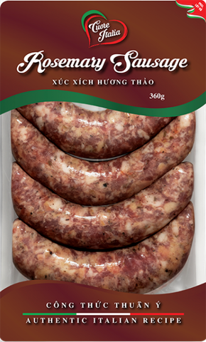 ME.SS- xúc xích Ý vị hương thảo - Rosemary Sausage 4/360g ( pack )