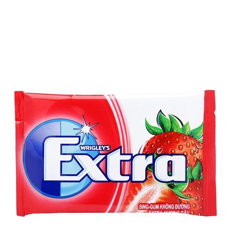 CD- Kẹo gum vị dâu - Gum Extra Strawberry 11g ( Pack )