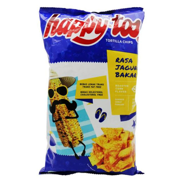 SN- Grilled Corn Snack Happy Tos 140g T4