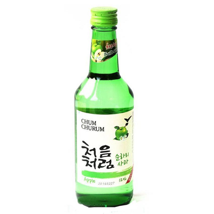 WI.KJ- Chumchurum Apple 12% Wine 360ml ( Bottle )