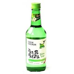 WI.KJ-Rượu. Chum Churum Apple 12% Wine 360ml ecp