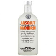 WI.V- Absolut Mandrin Vodka 700ml T12