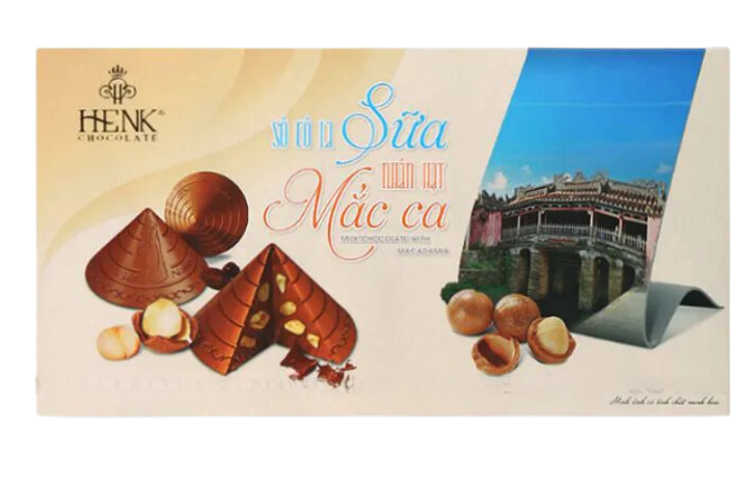 CH- Milk Chocolate With Maccadamia Henk 64g T1