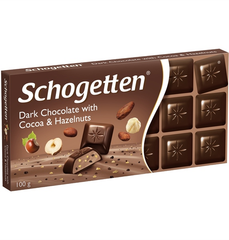 CH- Hazelnut Dark Chocolate Candy Schogetten 100g T9